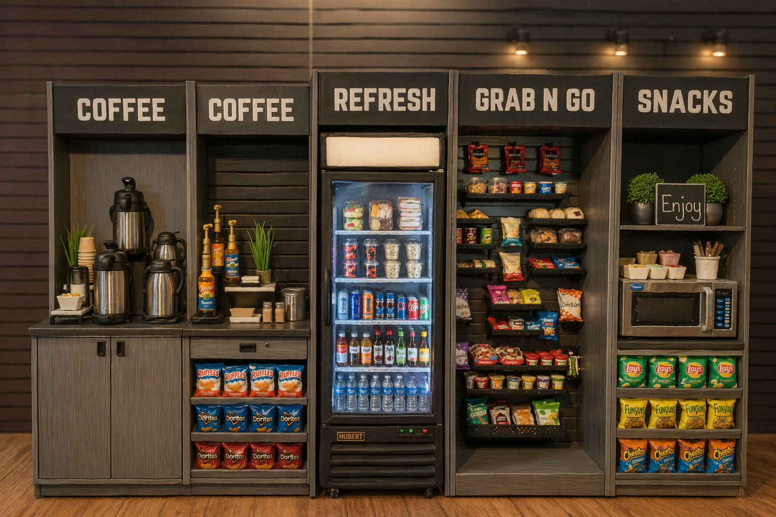 Zeus Vending micromarket setup